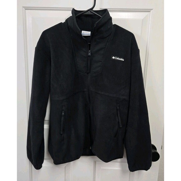 Woman's Coats & Outerwear Columbia Sequoia Grove™ Full Zip Fleece Black Small - Picture 1 of 3